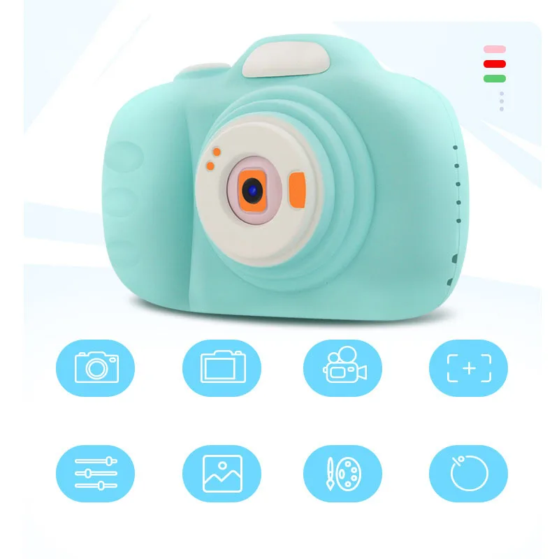 Детская цифровая камера мультфильм Мини HD камера игрушка мальчик и девочка мини Спорт маленький SLR