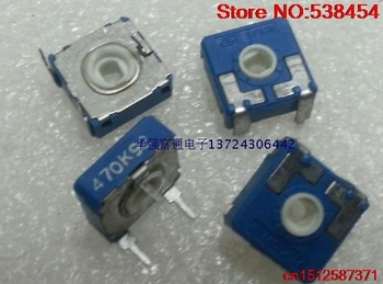 

10PCS Genuine original potentiometer PT15-470K horizontal adjustable resistance diameter 15MM oval hole