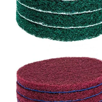 

6X Brush Power Scrubber Scrub Pad Tile Tire Cleaning Kit Set For Polisher Drill