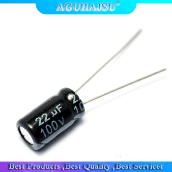 

20pcs 100V Aluminum Electrolytic Capacitor 1UF 2.2UF 3.3UF 4.7UF 10UF 22UF 33UF 47UF 100UF 220UF 470UF 1000UF