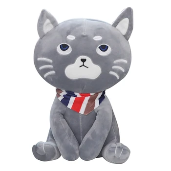 

Hot 1pcs 20cm/30cm/50cm Plush Cat Dolls Stuffed Aniamls Plush Toys Black Cat Toys Mo Cat Soft Dolls Kids Birthday Gift