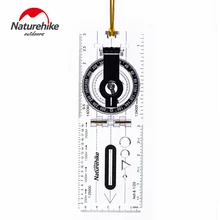 Naturehike открытый складной компас кемпинг оросительный циферблат прозрачный компас открытый высокая точность карта расположение компас