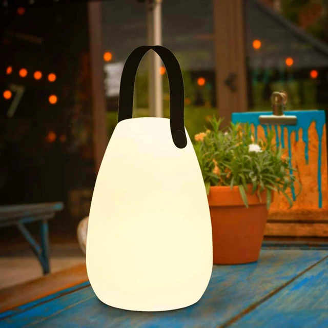 Lampe LED Portable avec télécommande, luminaire décoratif d'intérieur et  d'extérieur, idéal pour une chambre à coucher, un jardin, une ambiance de  Camping ou des événements - AliExpress