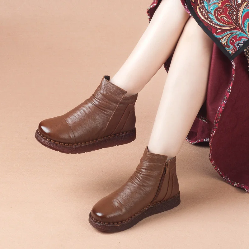 SWONCO-Women-s-Winter-Snow-Boots-Genuine-Leather-Vintage-Mother-Boot-Ankle-Boots-For-Women-Fur (1)