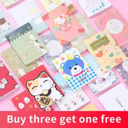 Купить 3 получить 1 бесплатно Kawaii мультфильм тетрадь детский сад ребенок практика слово пуля дневник живопись 1 шт. книга путешественников