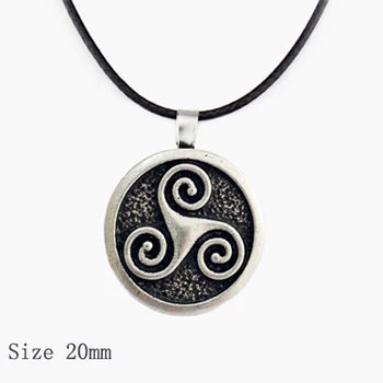 

12pcs Trinity Pendant Necklace Spirit Amulet Necklace Jewelry