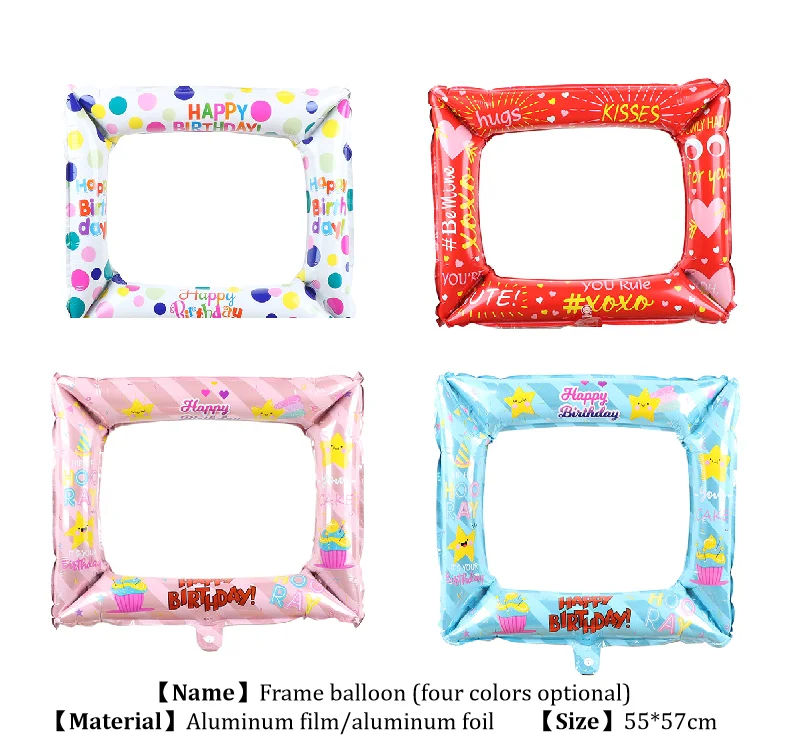 Cadre Photo Gonflable Selfie - 67x46 Cm, PVC - Pour Fêtes Et Anniversaires