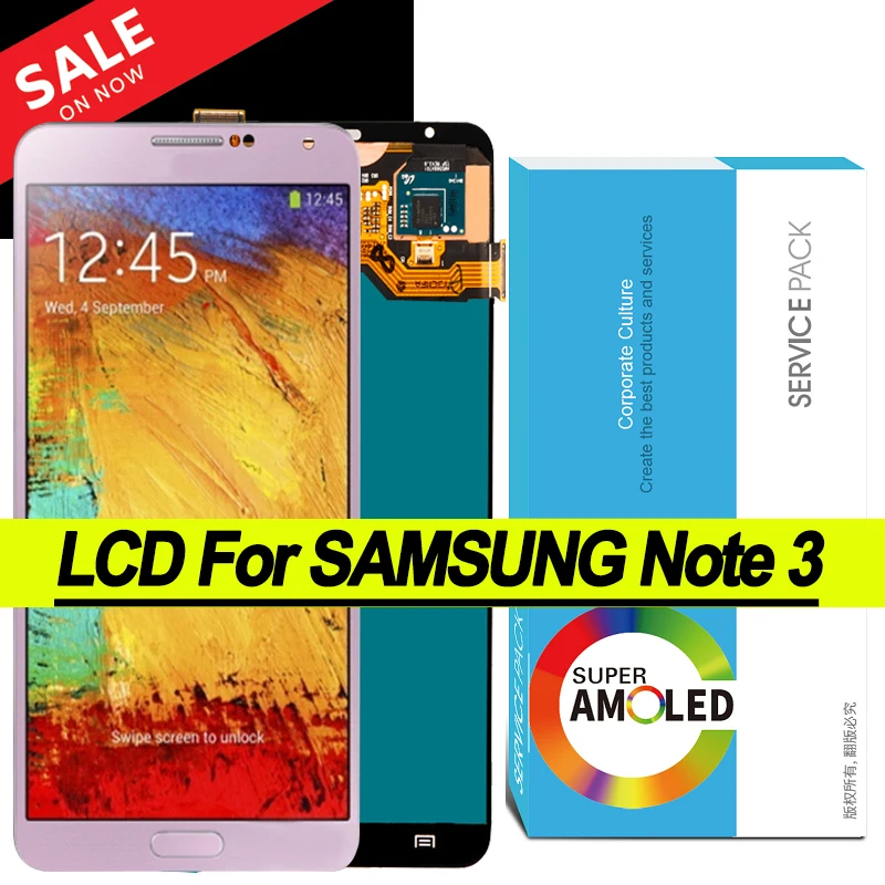 100% Original 5.7&quot Super Amoled Display for SAMSUNG Galaxy Note 3 N9005 Full LCD Touch Screen Repair Parts | Мобильные телефоны