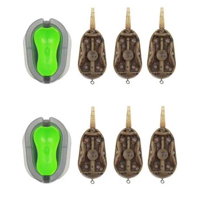 

Hot Sale Fishing Nest Device Portable Multi-function Feeders Mould Set Bait Fishing Inline Method Thrower Lead Sinker