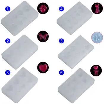 

Silicone Mold DIY Crystal Jewelry Making Tool Nail Beauty Epoxy Resin Cute Bear