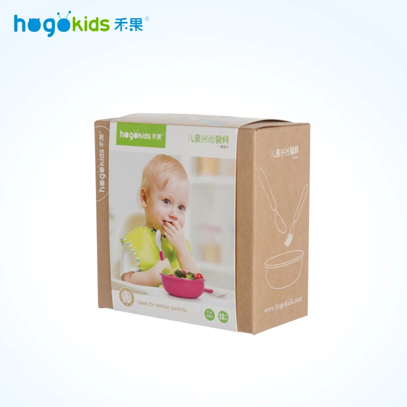Hogokids Dish Set of Children's Dishes Stainless Steel Bowl Children's Dish Tableware for Feeding Baby Feeding Bowl Dinnerware