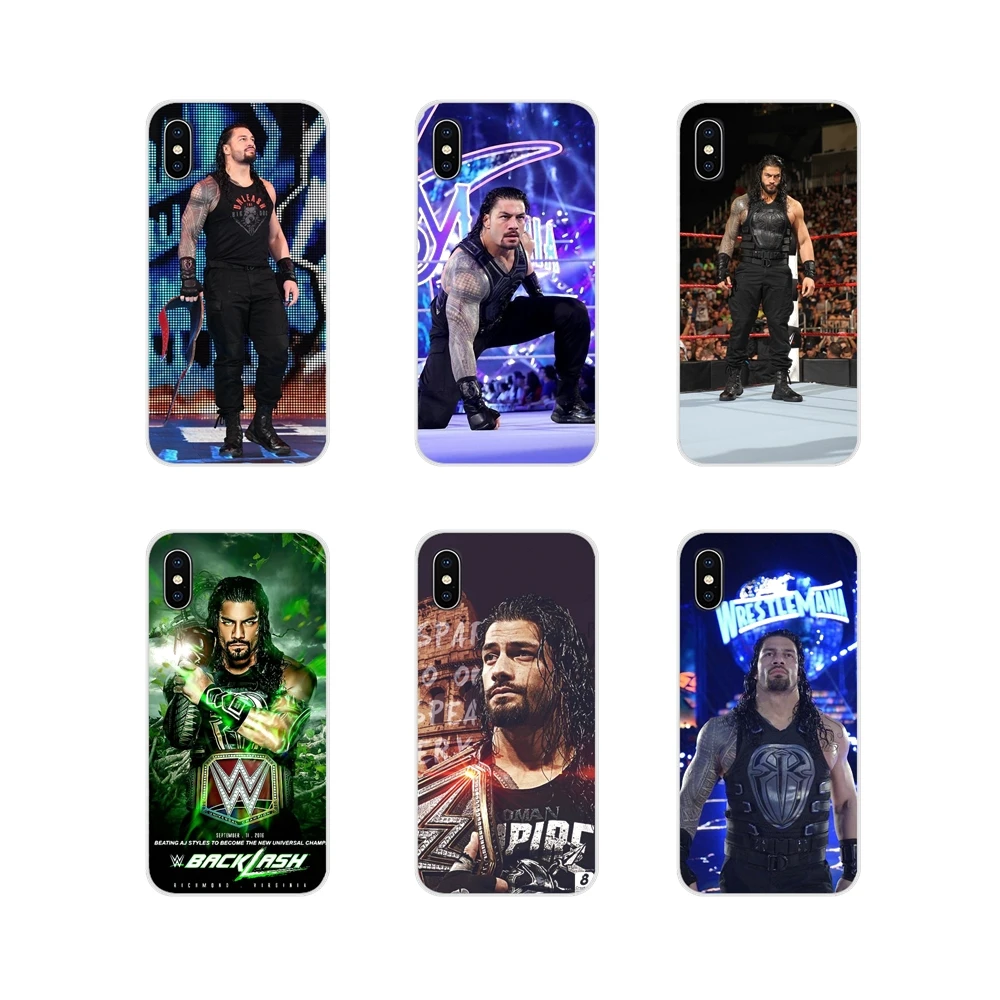 

Mobile Phone Shell Case ROMAN REIGNS Logo Wrestling For Samsung Galaxy S3 S4 S5 Mini S6 S7 Edge S8 S9 S10 Lite Plus Note 4 5 8 9