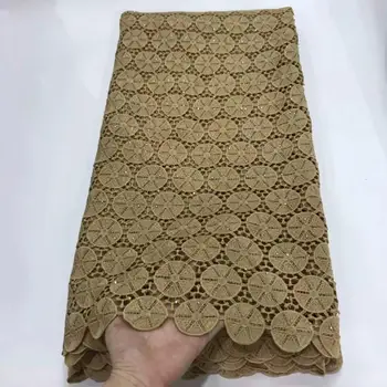 

Madison New Arrivals 5 Yards Nigerian Water Soluble Lace Fabric Holey French Guipure Cord Lace For Wedding Trim For Christmas