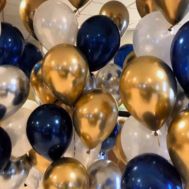18 шт. белые и золотые конфетти для воздушного шара шары 13 шт. металлические золотые розовые шары для декорации на свадьбу, вечеринку, день рождения