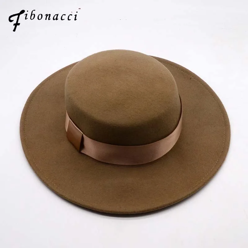 

Fibonacci 2019 New Autumn Winter Men Women Fedora Hat Wool Felt Flatcap Jewish Trilby Hat