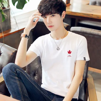 

Summer new women's street letter characters print loose short-sleeved T-shirt 7736