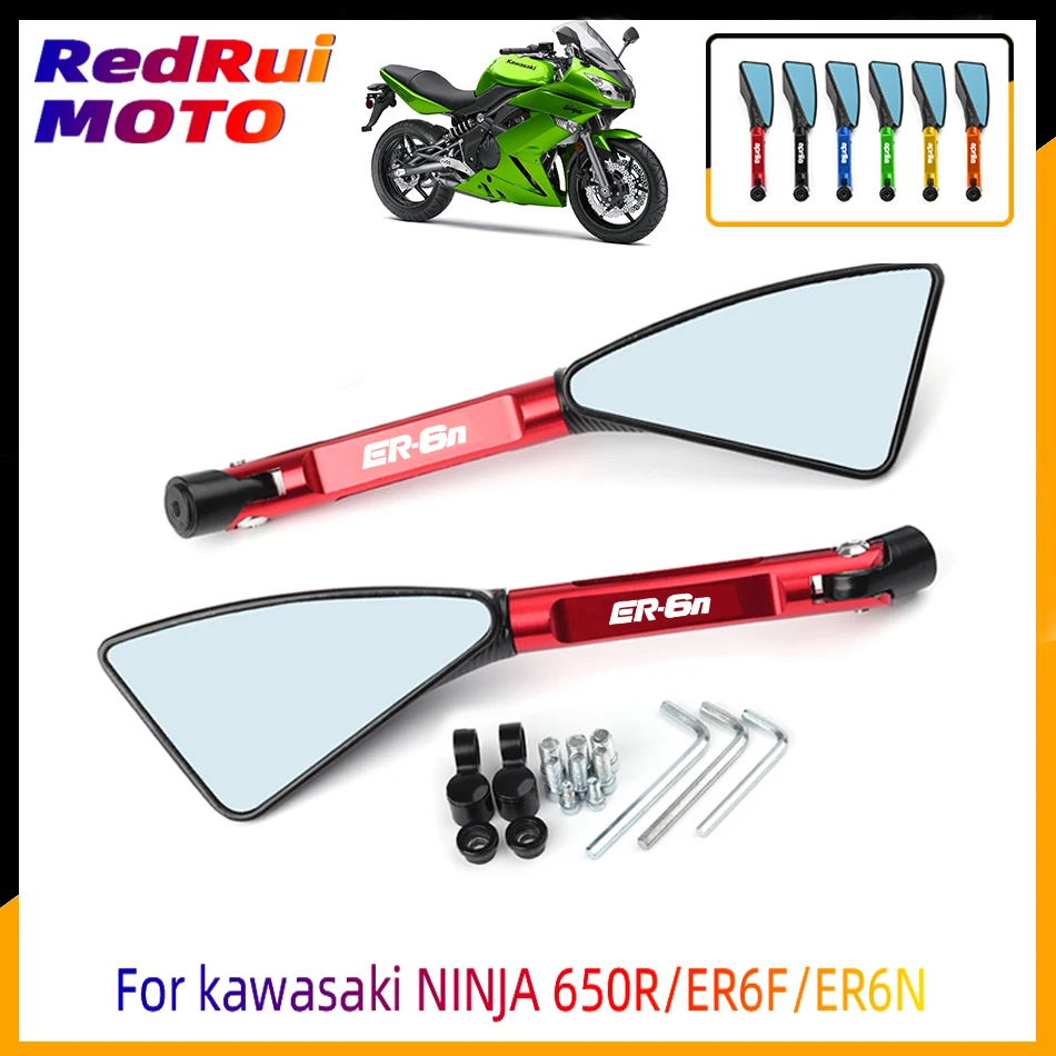 

For kawasaki NINJA 650R/ER-6F/ER-6N ER6N ER6F Aluminum CNC Motorcycle Side Mirror rearview Mirrors Motorcycle Accessorie