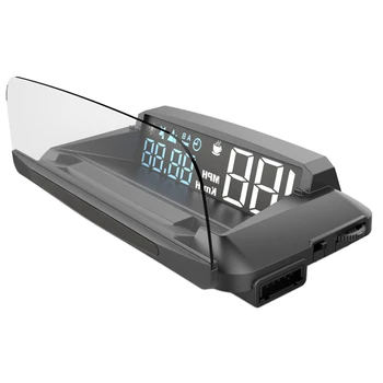 

Digital 5in Car Head UP Display GPS Speedometer HUD Display No Double Image