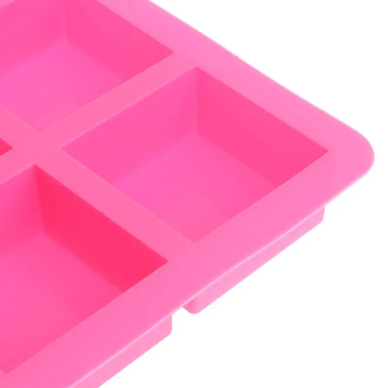 9 Grids Silicone Ice Cube Square Trays Mold Mould Carving Maker Handmade Soap Making For Party Drinks