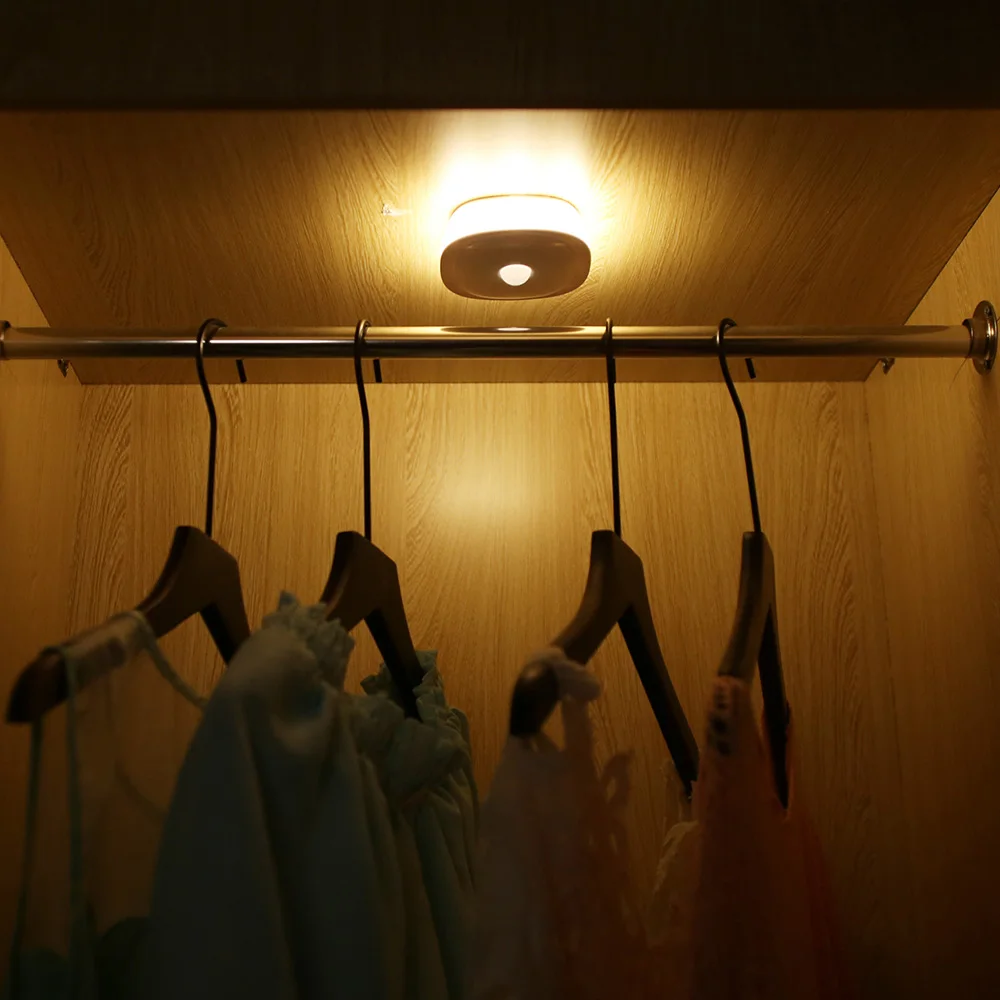 

AAA Battery Powered Infrared Sensor LED Light Auto Sensoring LED Bedroom Light Warm White/White/Cool White For Toilet Wardrobe