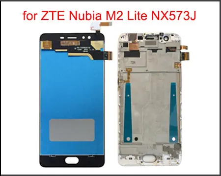 Высококачественный IPS ЖК дисплей 5 дюйма для ZTE Nubia M2 Lite NX573J сменный дигитайзер