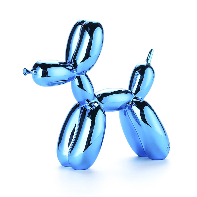 Blue Jeff Koons воздушный шар собака гальванизированная блестящая поверхность абстрактные ремесла смолы статуя украшения дома аксессуары Горячая Распродажа - Цвет: Blue