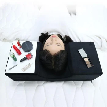 

Flannel and PU Beauty Pillows for False Lashes , Eyelash Extension Pillow Shelf, Salon pillow Memory Foam Core for Eyelases Cosm