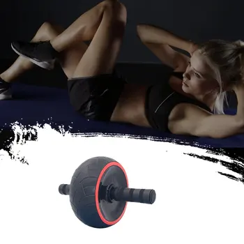 

Roller Wheel Abdominal Fitness Gym Non-Rebound Exercise Equipment Neutral Natural Rubber Core Workout Training