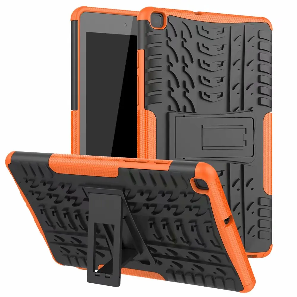 Orange Чехол для samsung galaxy tab A 8,0 SM-T290 SM-T295 T295 T297 T290 чехол сверхпрочный 2 в 1 гибридный прочный Чехол - Цвет: Orange