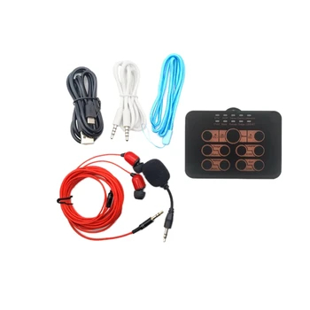 

Phone Mini Voice Changer 8 Multi Mode Change with Microphone for Living/Karaoke/Kids/iPad/Computer/Anchor/Twitch/Youtube