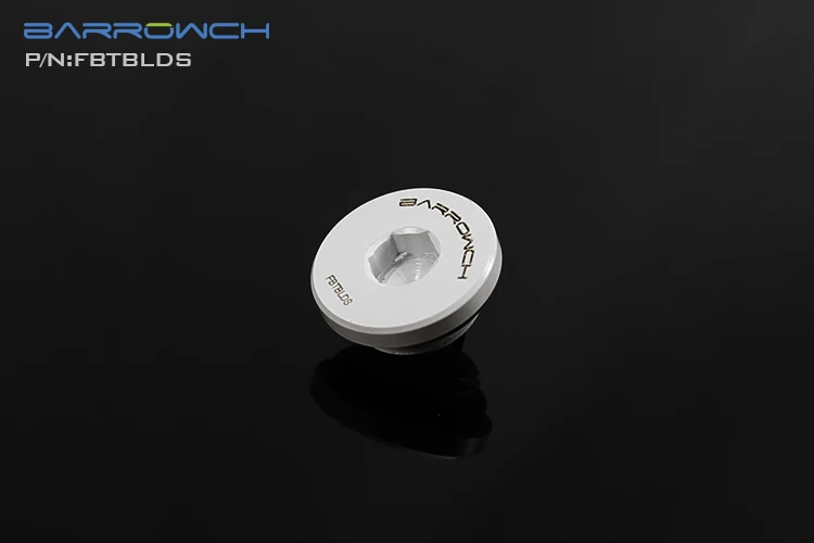 Barrowch FBTBLDS, внутренний шестигранный штекер, G1/4 ''ультра-тонкие пробки, водостопорный фитинг, черный/серебристый/золотой/белый пробки