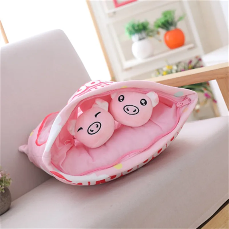 Snack pillow big bag piglet net red pillow expression pack ins plush toy cute doll girl heart doll baby soothing doll birthday g