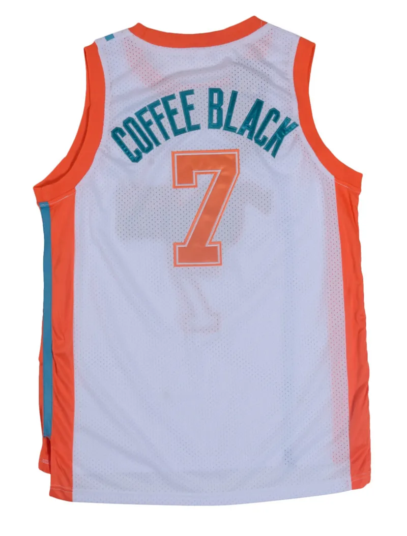 Movie Flint Tropics Coffee Black 7# Monix 11# Moon 33# Pro Basketball Jersey Cosplay basketball jerseys