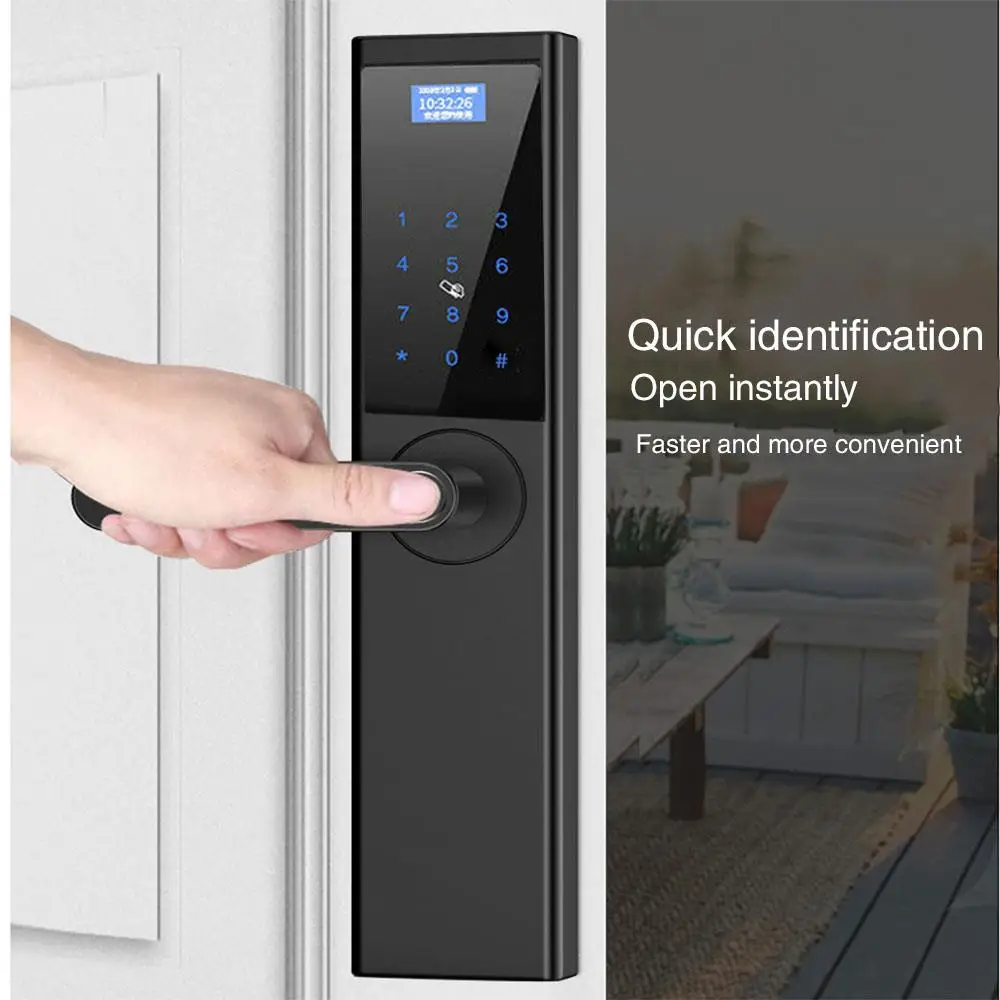 

Intelligent Electric Fingerprint Lock Smart Opener Touch Screen Universal Office Digital Smart Lock Access Control