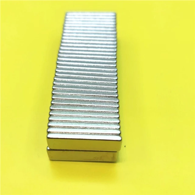 20pcs/lot F 20x6x2 N52 Strong Mm Square Ndfeb Rare Earth Magnet 20*6*2 Magnets 20 X 6 X 2 Magnetic Materials -