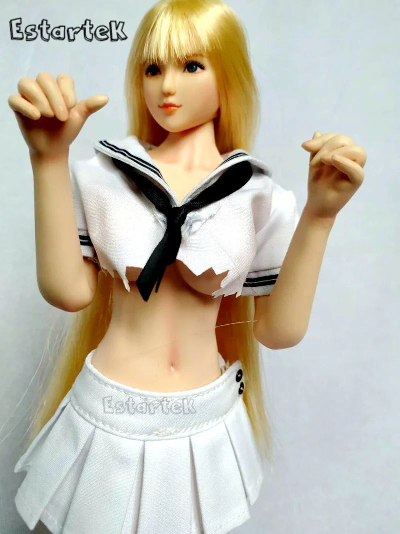 Estartek KE058 OB27 на заказ 1/6 Obitsu голова японской студентки голова лепить для 1" Фигурка DIY