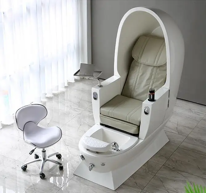 Space capsule nail chair Nail chair Foot sofa electric massage upscale lounge SPA full bath SPA