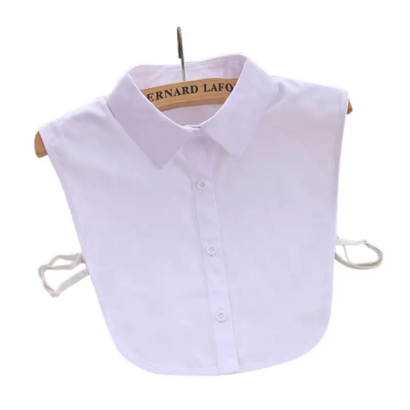 

Shirt Fake Collar White & Black Tie Vintage Detachable Collar Faux Collar Lapel Blouse Top Women Clothes Accessories