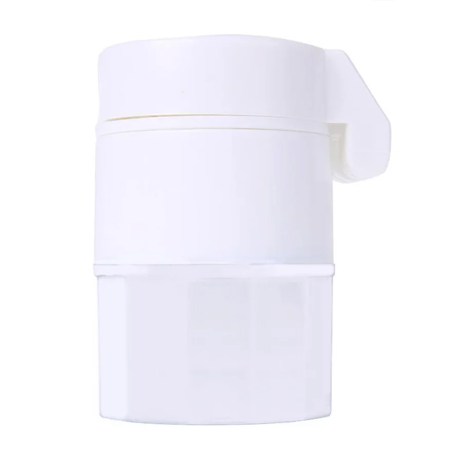 White OPHAX 4 слоя таблетница коробка контейнер для пилюль резка Таблетки Дробилка Измельчитель сплиттер планшет резак разделитель чехол для хранения - Цвет: White