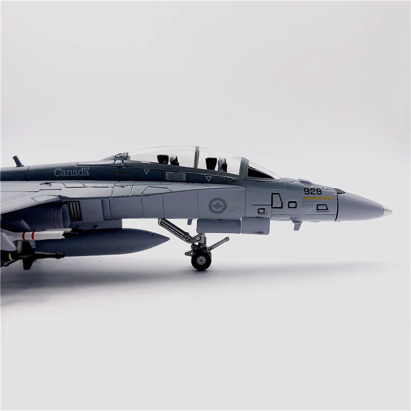 Специальное предложение 1:100 F/A-18 канадская воздушная сила кленовый лист покрытие F18B боец модель сплава коллекция