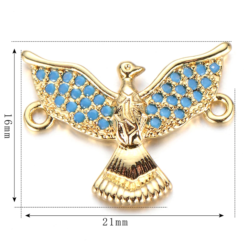 Neovivi Peace Dove Pigeon Bead For Jewelry Making Women Bracelet Diy Mirco Pave Zircon Charms Pendant Necklace Handmade Findings Beads Aliexpress