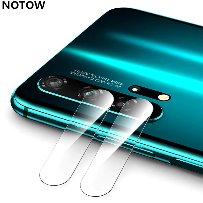 

NOTOW 3pcs flexible Rear Transparent Back Camera Lens Tempered Glass Film Protector For huawei honor 20/20pro/20i/nova5/5pro/5i