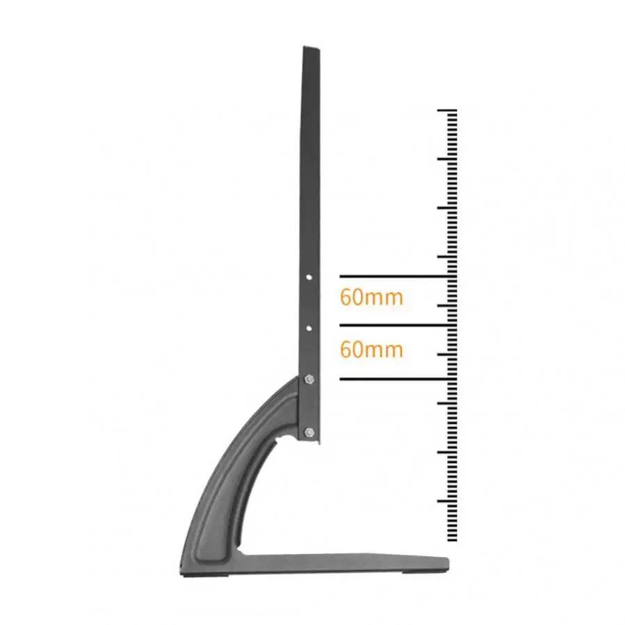 Universal para tv Apoio para Tela Plana de Lcd Ajustável para Monitor Base de Borracha 26 a 43 Suporte Plasma Antiderrapante 25kg - Image 5