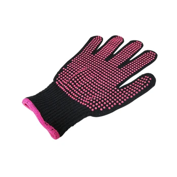 Kaufen Doppelseitige Haarglätter Curling Tong Friseur Wärme Beständig Finger Handschuhe Haar Salon Werkzeuge Outdoor Grill Glo