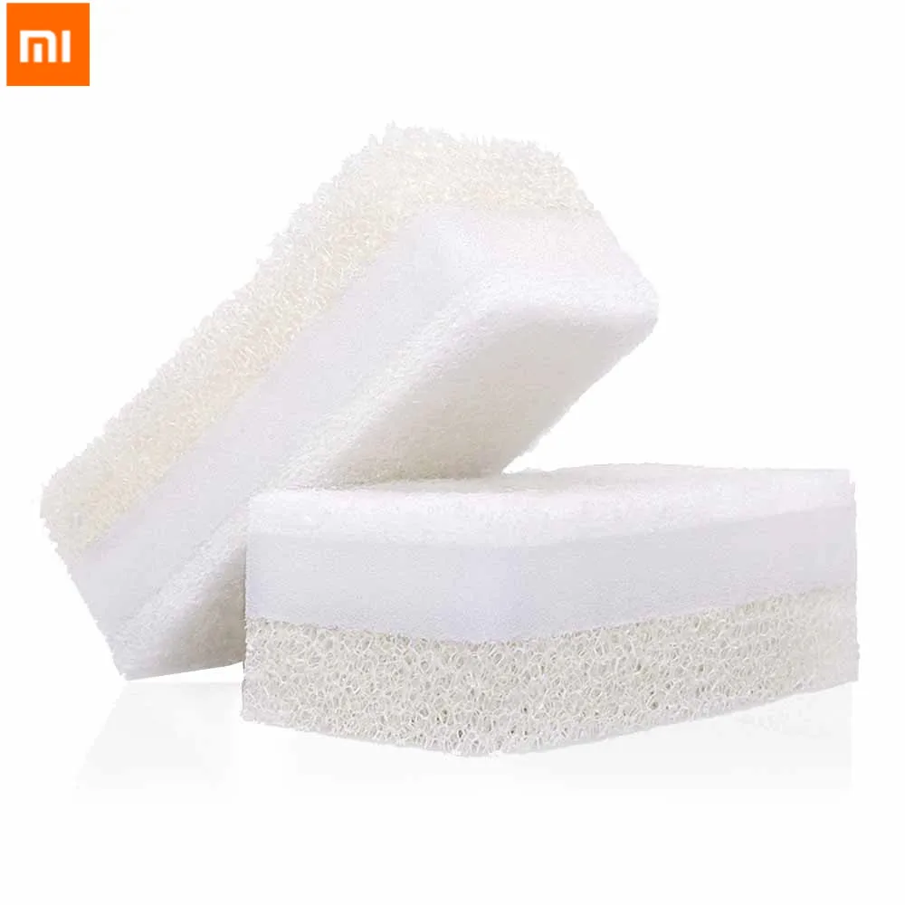 Xiaomi Youpin JieZhi трехслойная композитная щетка для мытья посуды кухонные губки бытовые чистящие экологически чистые губки 6 шт