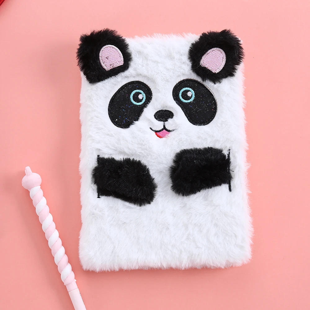 1 шт. плюшевый мультяшный милый кот Дневник Блокнот Kawaii планировщик блокнот школьные канцелярские принадлежности