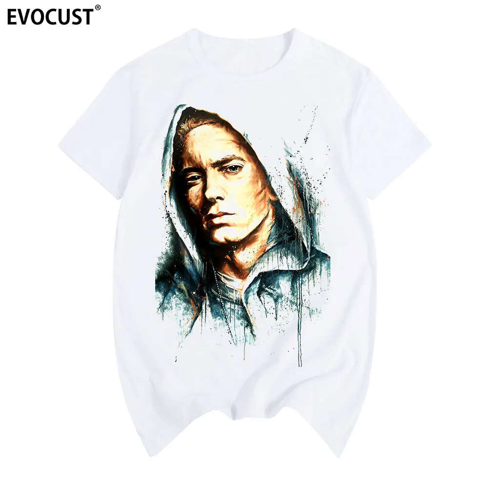 Футболки Eminem One Shot Tupac 2pac Shakur в стиле хип-хоп Makaveli rapper Snoop Dogg Biggie Smalls J Джей Коул-З Savage