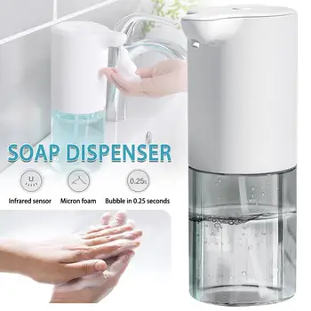 

320ML Automatic Induction Sensor Foaming Soap Dispenser Infrared Foam Sinks IPX3 Soap Dispensers for Bathroom Kitchen