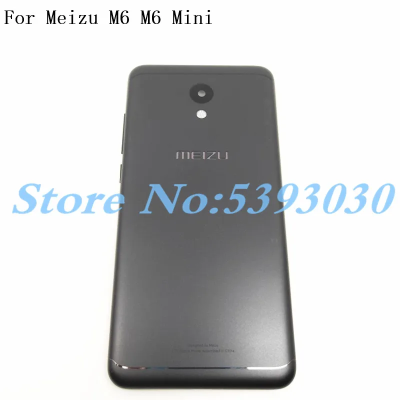 Корпус для Meizu M6 m6 mini M711H M711Q металлическая задняя крышка для батареи запасные части чехол+ кнопки объектив камеры+ боковые клавиши