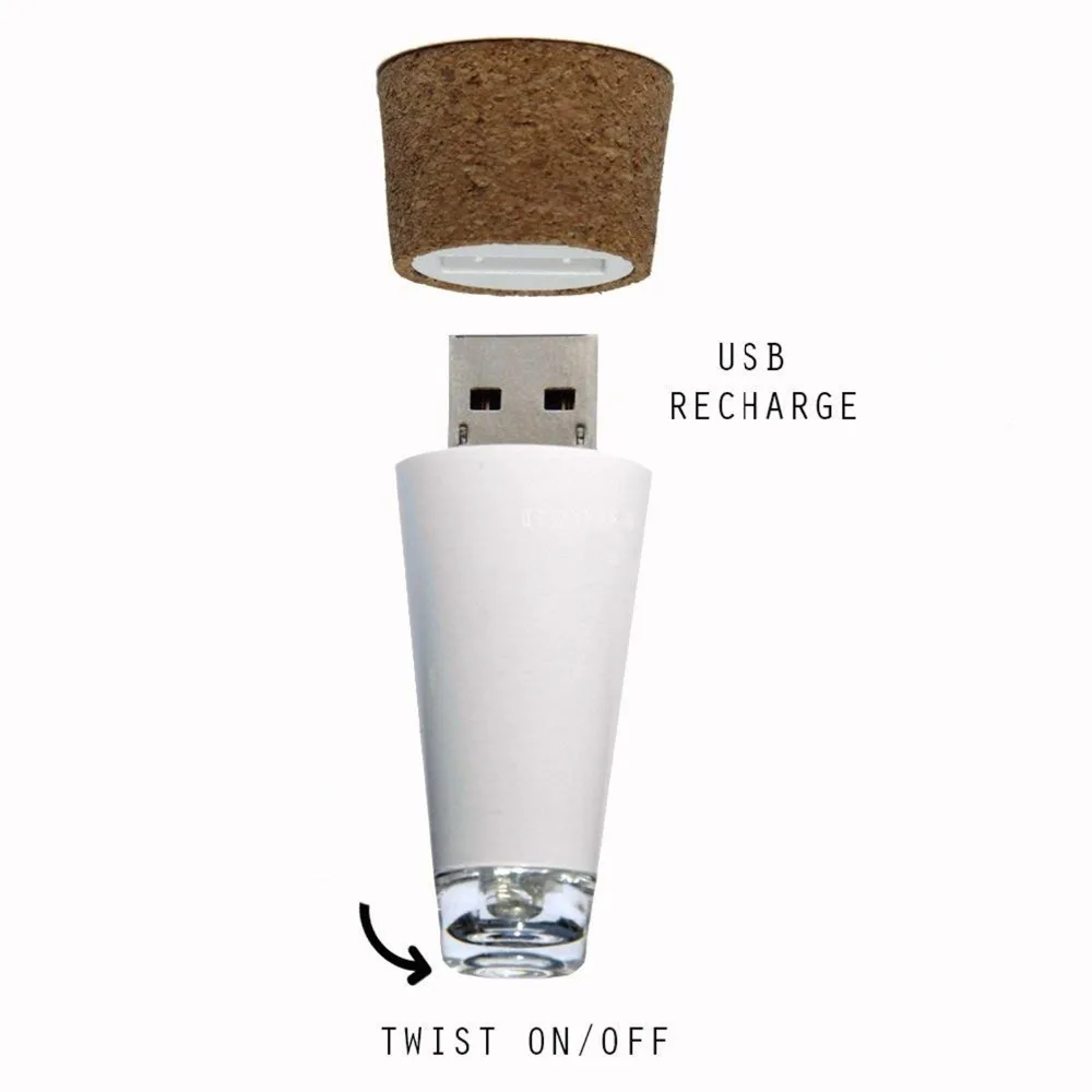 Светильник пробка СИД с USB зарядкой 1 шт.|Ночники| |